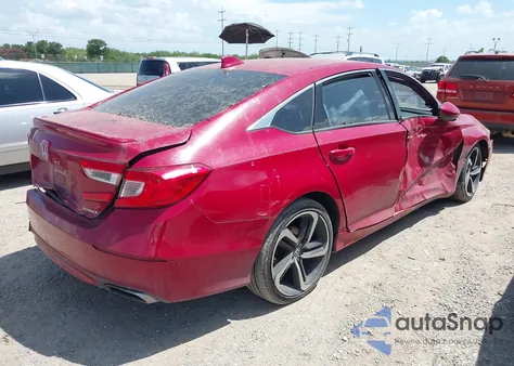 2018 Honda Accord Sport из США, поврежденный, VIN 1HGCV1F35JA082892